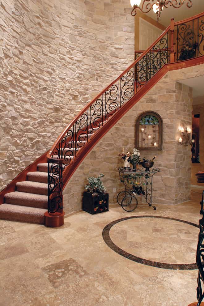 French Country Stone Veneer Staircase – Coronado Stone Veneer Source