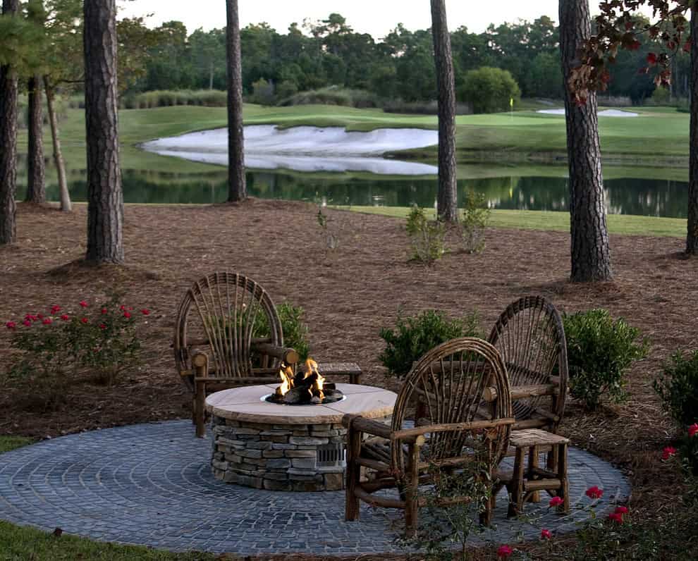 Villa Toscana Rustic patio Source