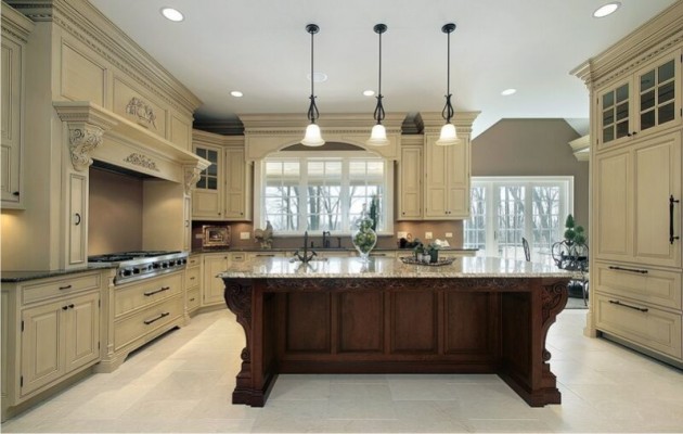 15 Functional Ideas How To Decorate Big Spacious Kitchen