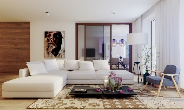 16 Delightful Bright Living Room Design Ideas