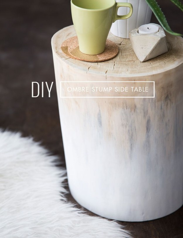 Top 19 Most Fascinating &amp; Practical DIY Tree Stump Table Ideas
