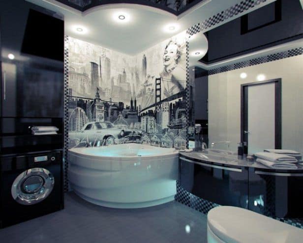 14 Beautiful Wall Murals Design For Your Dream Bathroom