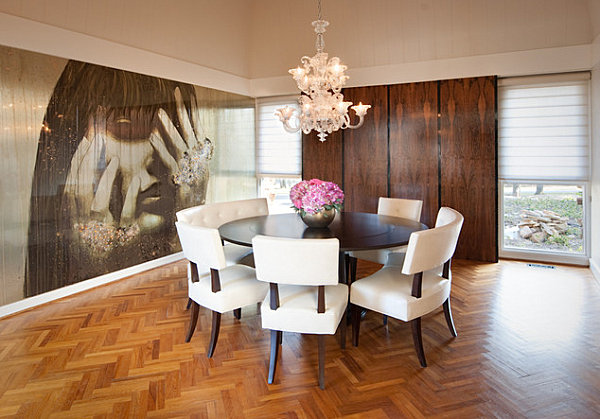 12 Delightful Dining Rooms With Interesting Wall Decor Ideas