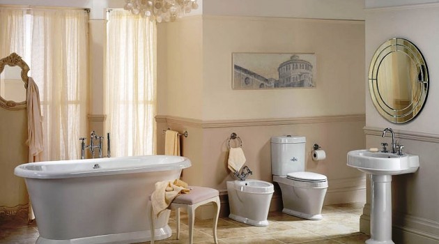 15 Beautiful Ideas How To Decorate Vintage Bathroom