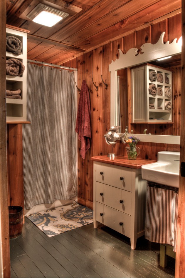 16 Extraordinary Fresh Rustic Bathroom Interior Designs