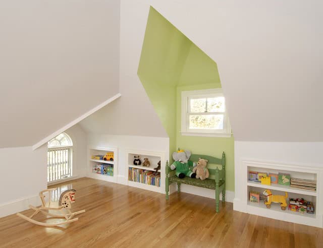 20 Comfortable Attic Playroom Design Ideas 16