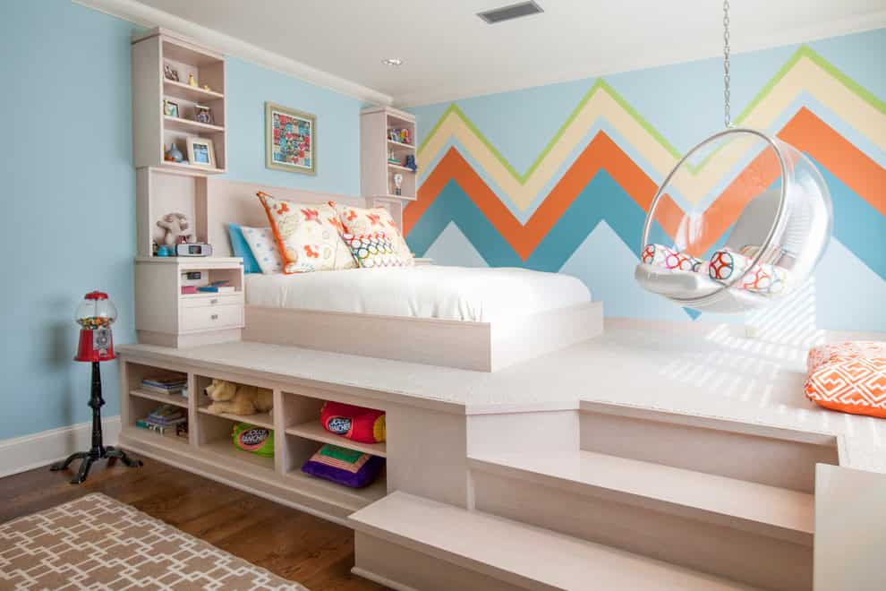 Contemporary Kids’ Room Interior Source