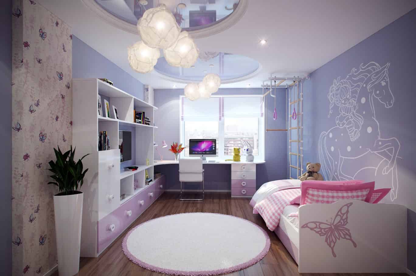14 Gorgeous Child's Room Ceiling Design Ideas 6