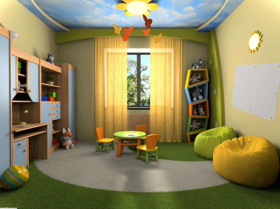 14 Gorgeous Child's Room Ceiling Design Ideas 8