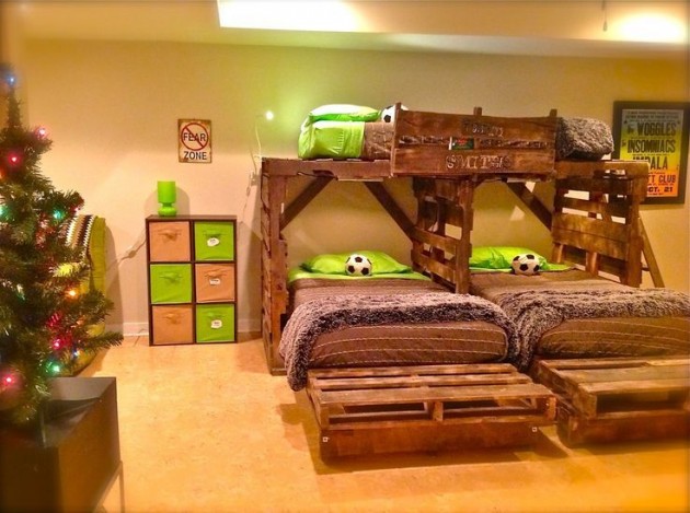 pallet bed for kid