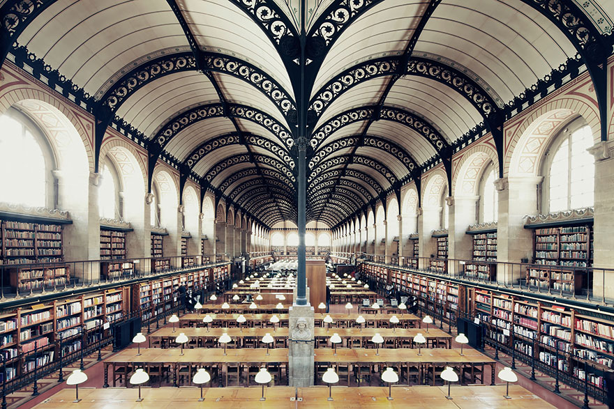 Bibliothèque Sainte Geneviève, Paris, France 1