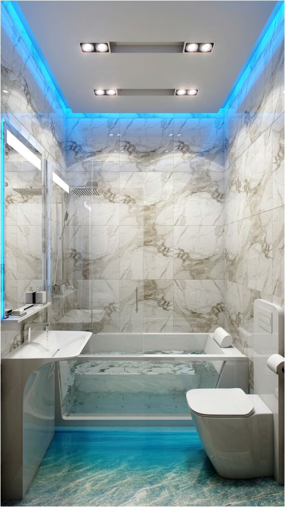 16 Functional Ideas For LED Lighting In The Bathroom