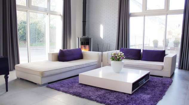 19 Phenomenal Purple Living Room Design Ideas 14