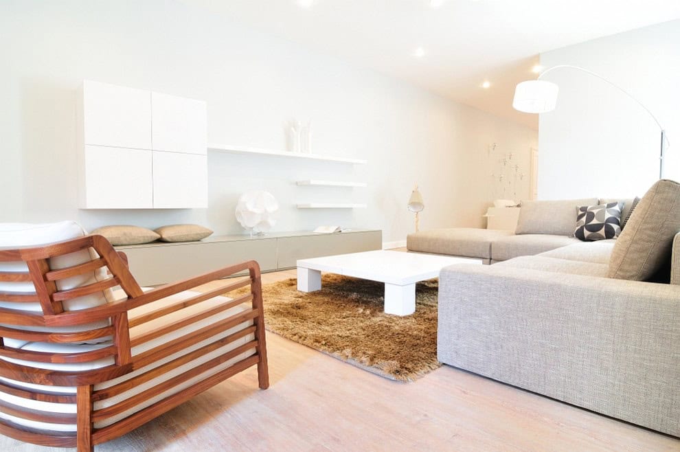 Luxury Modern Scandinavian Living Room Interior Source