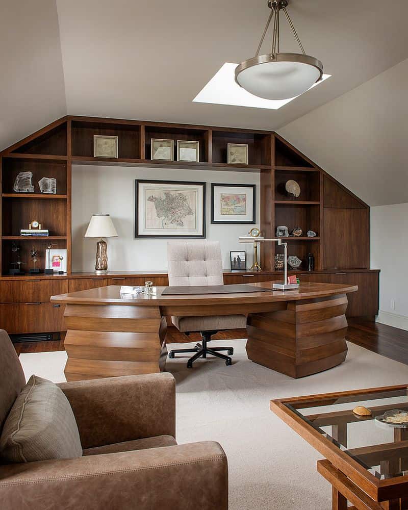 16 Alluring Home Office Deisngs With Skylights 15
