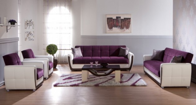 19 Phenomenal Purple Living Room Design Ideas