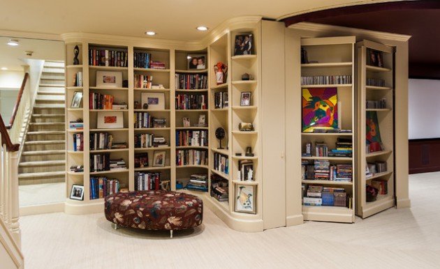 17 Creative Built-In Bookcase Design Ideas