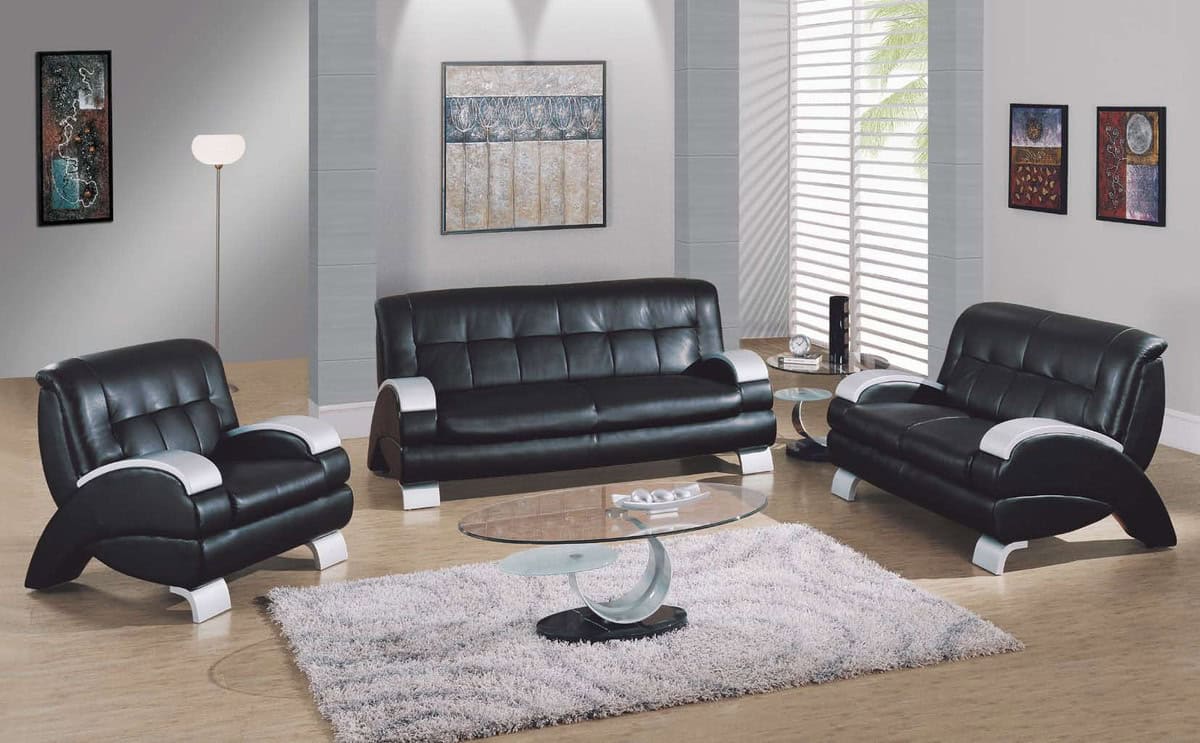 15 Classy Leather Sofa Set Designs 15