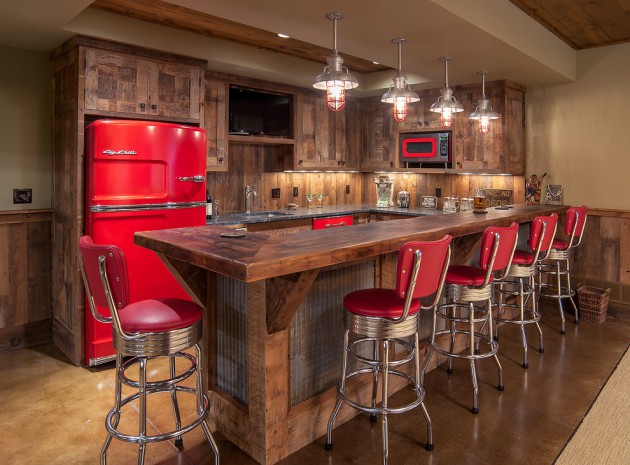 16 Awe-Inspiring Rustic Home Bars For An Unforgettable Party