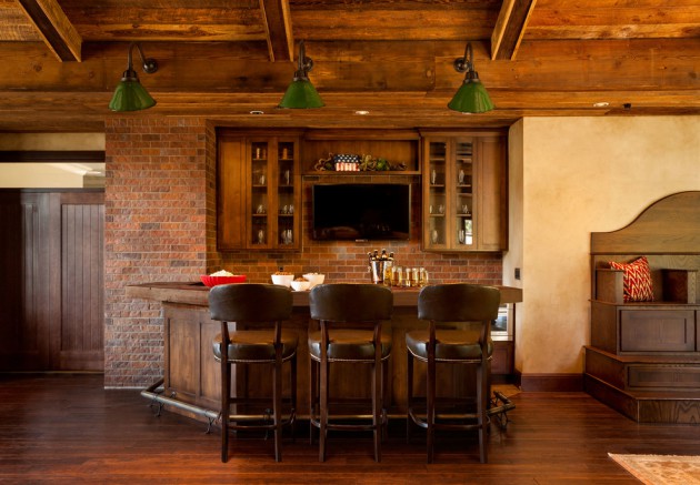 16 Awe Inspiring Rustic Home Bars For An Unforgettable Party 7 630x437