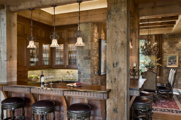 16 Awe-Inspiring Rustic Home Bars For An Unforgettable Party