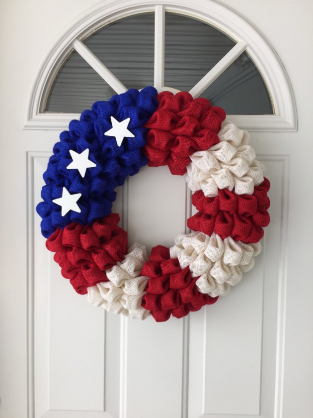 16 Patriotic Handmade 4th Of July Wreaths That You Can Easily Make By Yourself