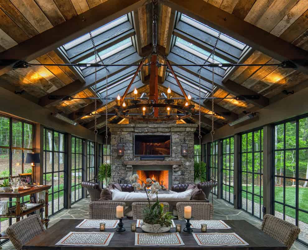Rustic Conservatory Interior Source