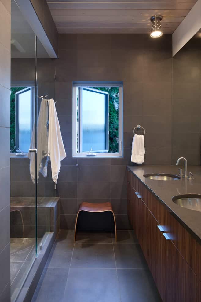 Mid-Century Bathroom on Lake Samammish Source