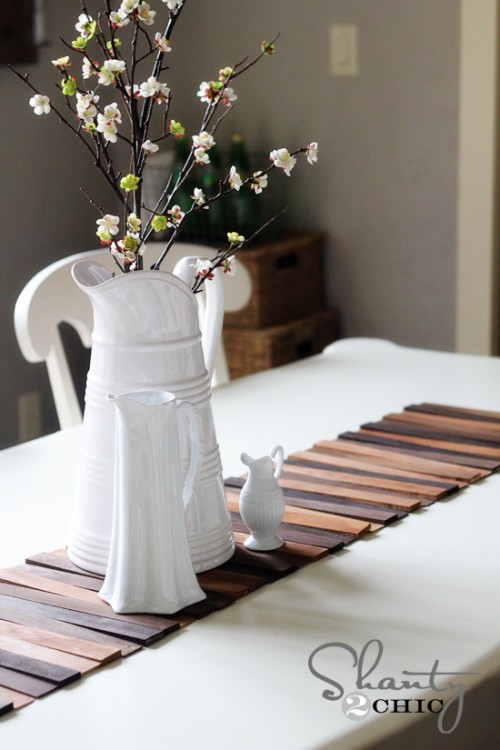 21 Inspirational Ideas How To DIY Cool Table Runner