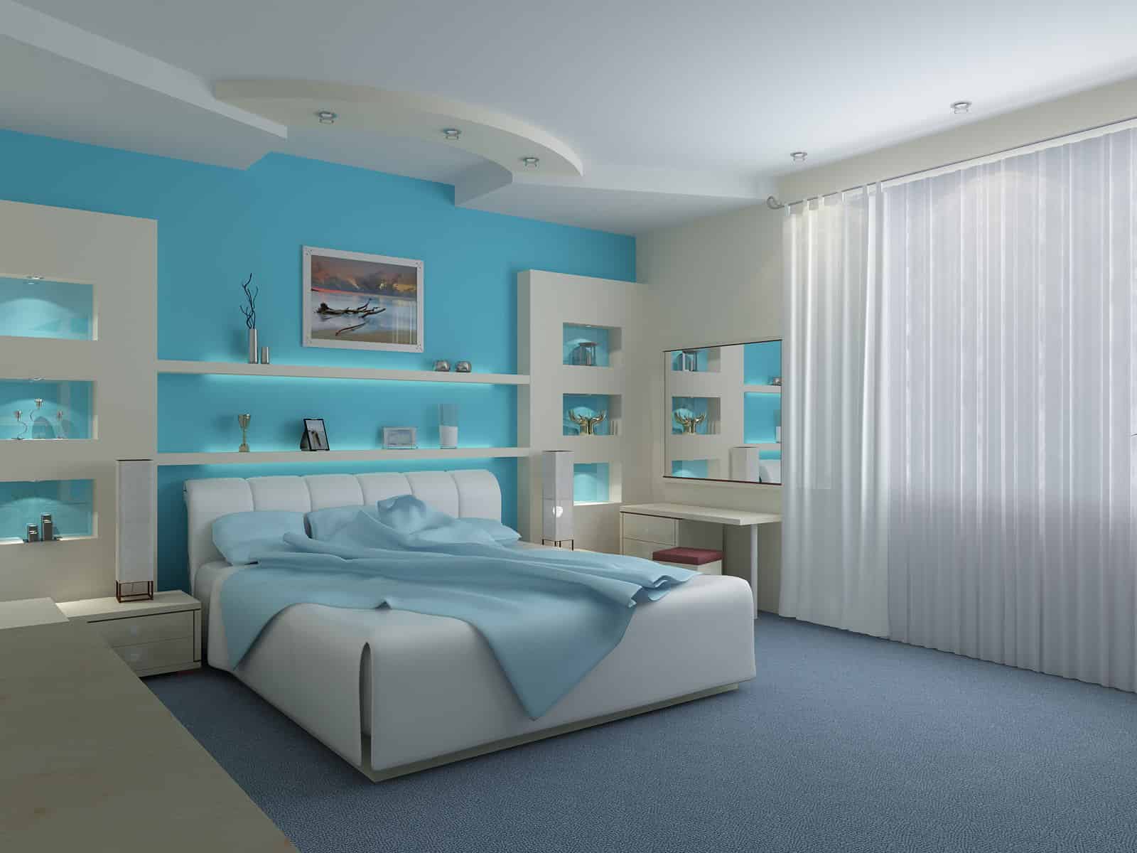 21 Pastel Blue Bedroom Design Ideas