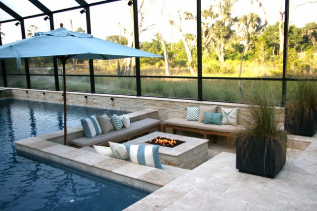 17 Extremely Amazing Swimming Pools With Lounge Area