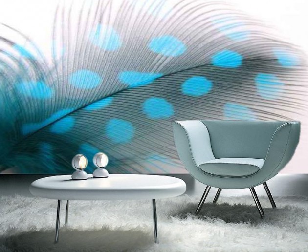 15 Refreshing Wall Mural Ideas For Your Living Room