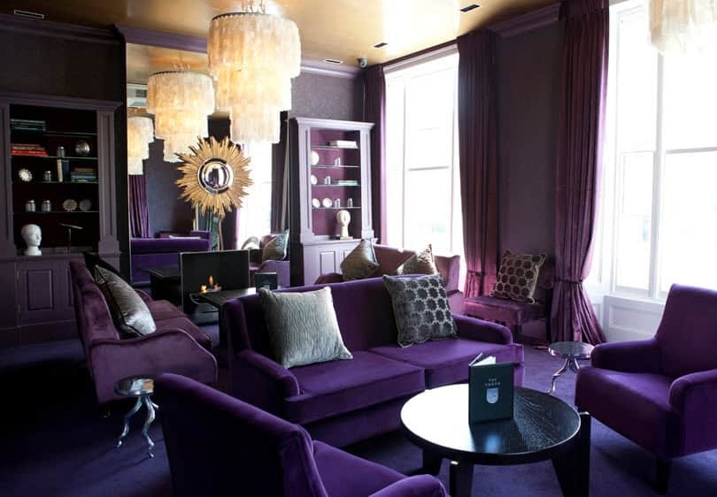 19 Phenomenal Purple Living Room Design Ideas 5