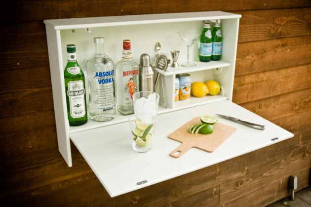 16 Great DIY Small Home Bar Ideas For The Next Party