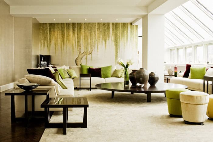 15 Refreshing Wall Mural Ideas For Your Living Room 6