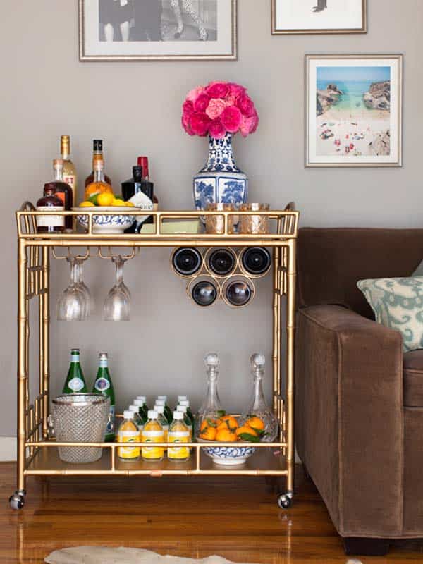 16 Great DIY Small Home Bar Ideas For The Next Party