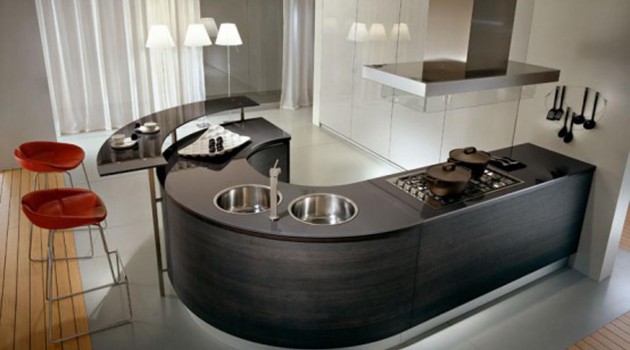 14 Classy Rounded Kitchen Designs For Stylish Home