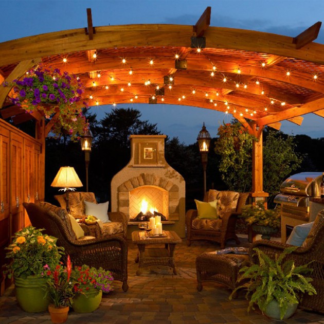 23 Remarkable Outdoor Living Room Designs