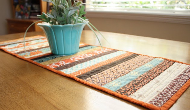 21 Inspirational Ideas How To DIY Cool Table Runner