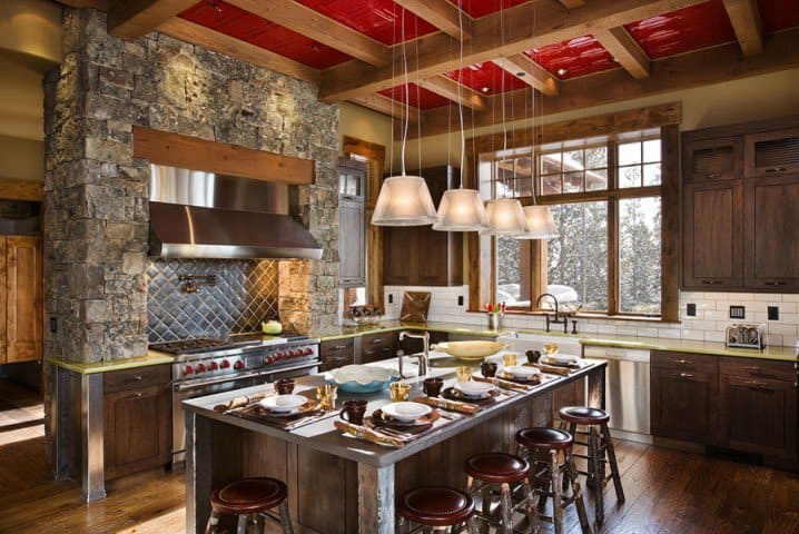 15 Charming Modern Rustic Kitchen Design Ideas 10