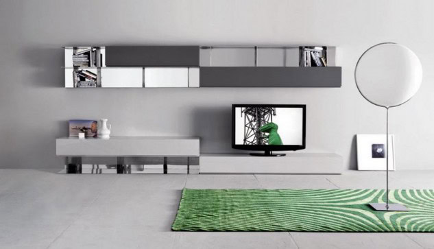 18 Trendy TV Wall Units For Your Modern Living Room 10