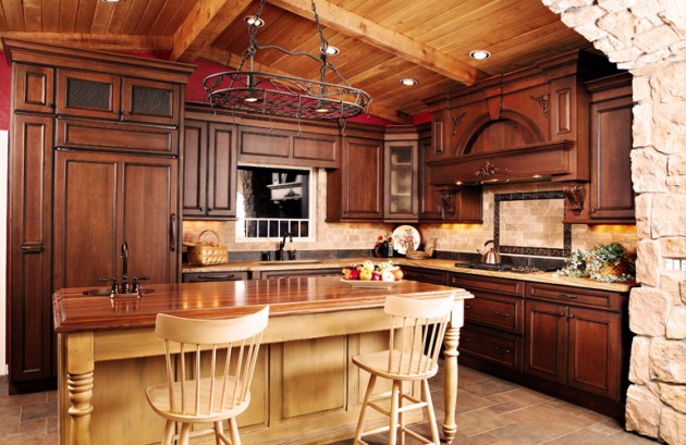 15 Charming Modern Rustic Kitchen Design Ideas