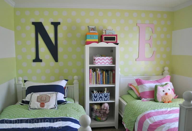 14 Functionally Decorated Shared Rooms For Boy & Girl 1