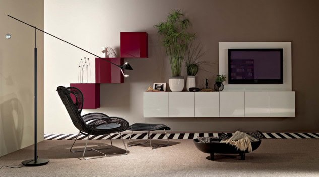 18 Trendy TV Wall Units For Your Modern Living Room 1