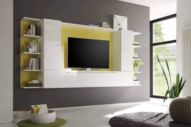 18 Trendy TV Wall Units For Your Modern Living Room 12