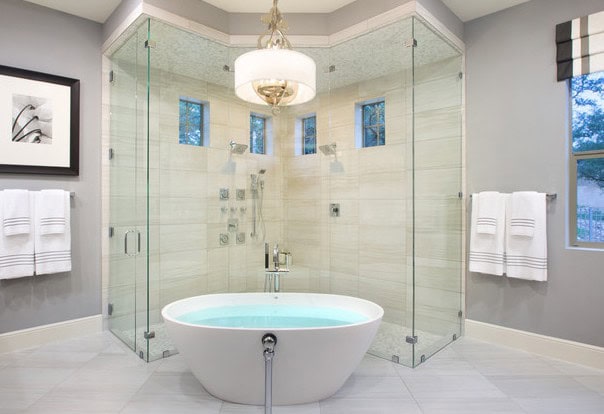 15 Space-Saving Corner Shower Designs For Every Bathroom