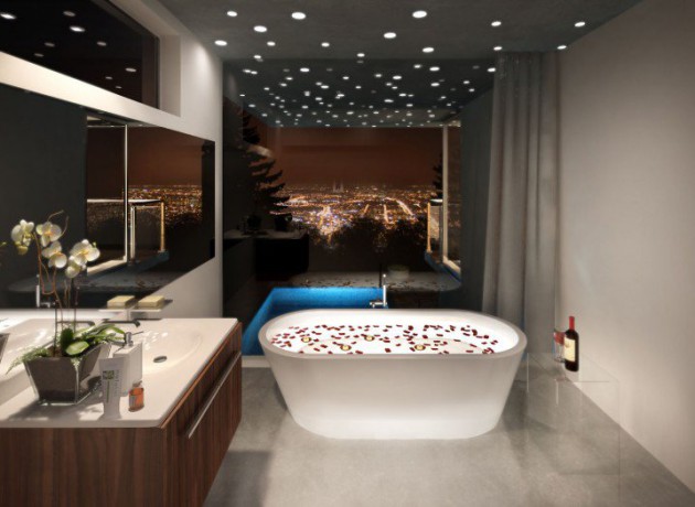 17 Extravagant Bathroom Ceiling Designs That You'll Fall In Love With Them
