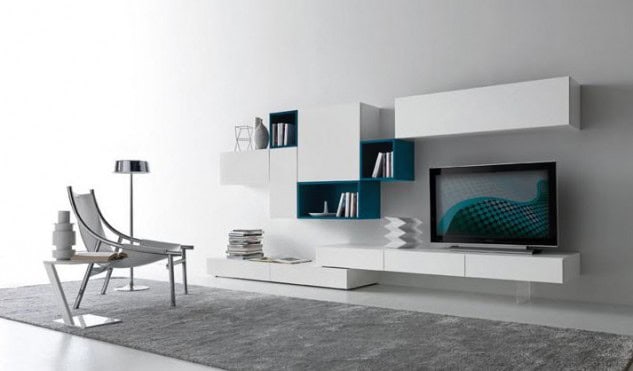 18 Trendy TV Wall Units For Your Modern Living Room 13