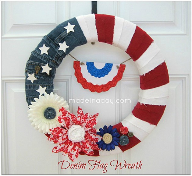 17 Impressive DIY Patriotic Wreath Ideas