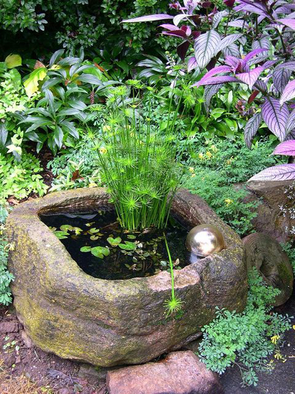 15 Charming Diy Mini Garden Pond Ideas, How To Make A Miniature Garden Pond